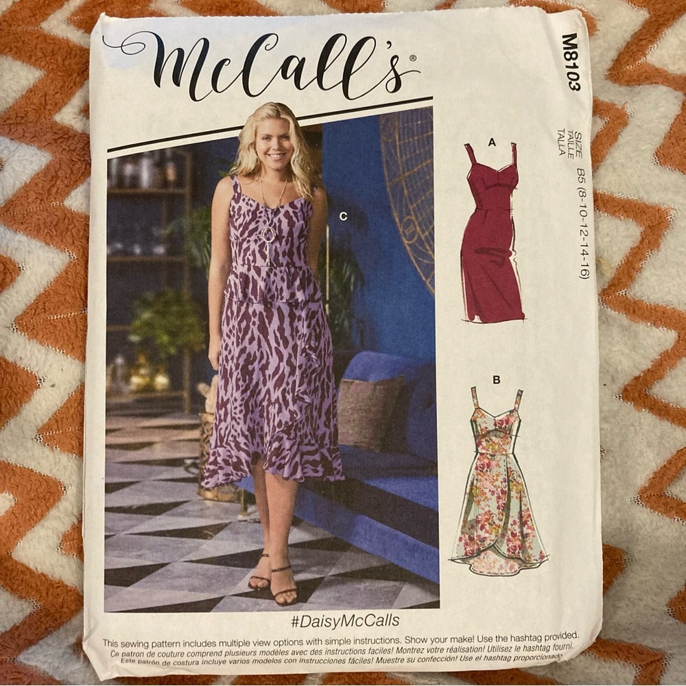 McCall’s Sewing Pattern 8103